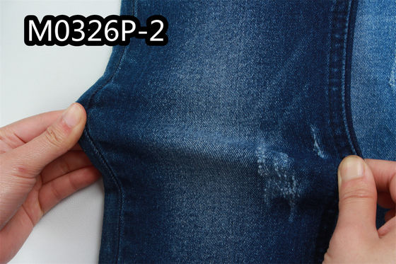 Buen precio la tela del dril de algodón del añil 10oz para las mujeres sirve el algodón suave crudo el 2% Spandex del 98% en línea