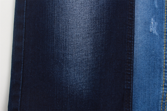 alta tela del jean elastizado de la gata superior 10Oz para la porción común de los vaqueros