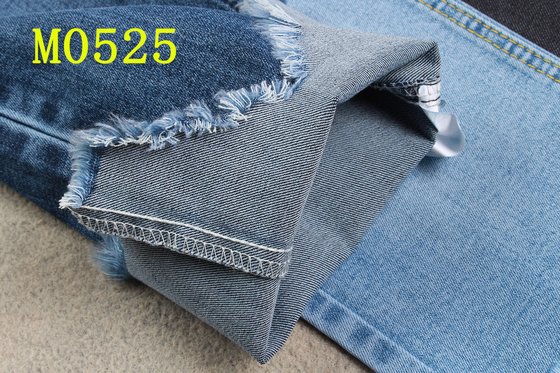 tela del jean elastizado de 9.7Oz Dual Core con las telas de los vaqueros de Spandex del poliéster del algodón del desencolado de la gata