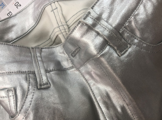 Revestimiento Spandex Jeans Denim Tejido 356gm 3/1 Twill de la mano derecha