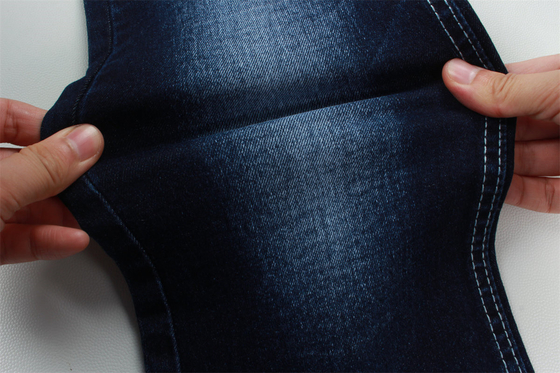 10.5 OZ Tejido de denim de alto estiramiento para mujeres Jeans Tejido de fabricación en China Guangdong