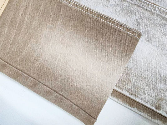 Buen precio Tejido de denim de color ligero y estirado en kaki en línea