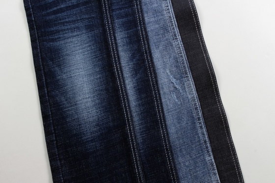 Peso pesado 12,6 oz azul oscuro Crosshatch tejido de denim para jeans
