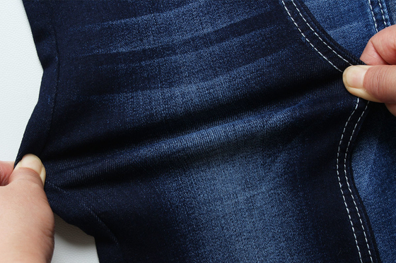 8.7 oz de tejido de denim de estiramiento bajo para hombre pantalones cortos con barra de warp