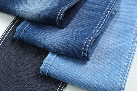 Tejido de denim nuevo de Herringbone M0562D Tejido de denim de estiramiento bajo para jeans de moda