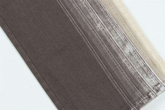 Buen precio Color marrón 10 una vez de alta estiramiento de tejido de denim para las mujeres de jeans en línea