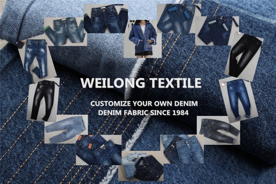Popular 9 Oz de algodón poliéster tejido denim Jean tejido textil
