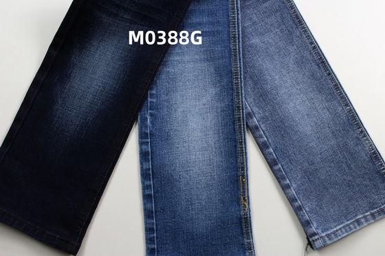 11.5 oz Azul oscuro y crosshatch Slub tejido jeans de denim Tejido de acabado normal