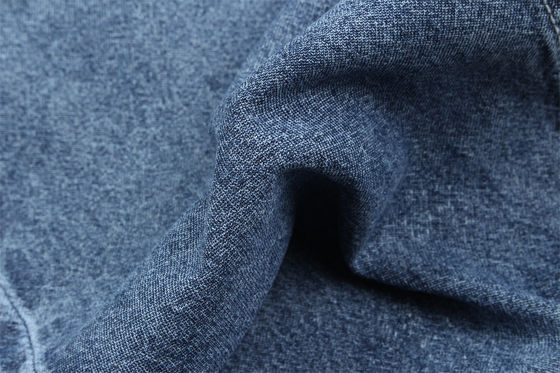 Buen precio 5 onzas 100% de algodón índigo azul rígido jeans denim tela para camisas en línea