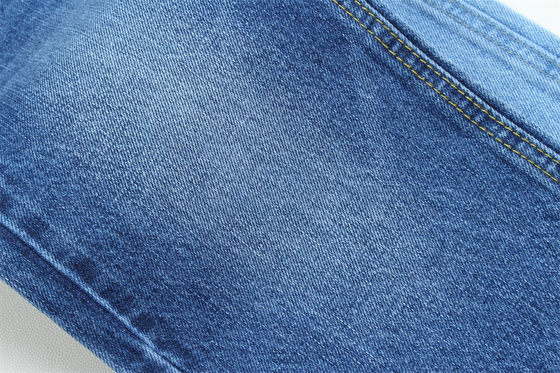 Tela de mezclilla rígida de 12.5 oz con trama gruesa para jeans de marca 100% algodón azul súper oscuro