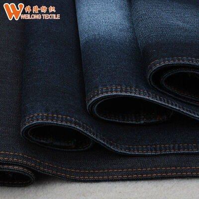 Buen precio El mejor y más barato China 9oz Black Blue Jeans Tejido Denim para Egipto en línea