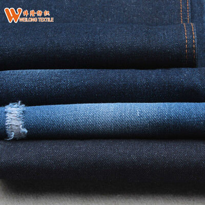 Buen precio 100% algodón 14 onzas de jeans pesados de denim Tejido para hombres jeans en línea