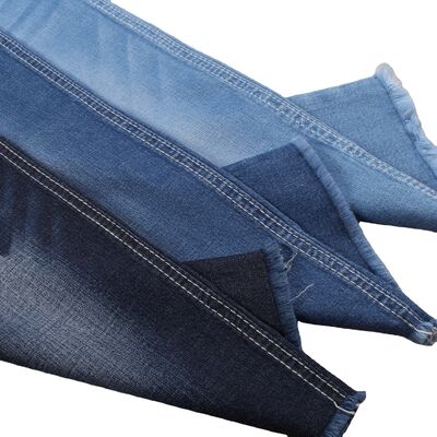 Buen precio 6.5 oz de algodón Spandex Lyocell Tejido de denim para camisa Warp Slub en línea