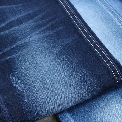 Buen precio Tejido de denim personalizado de alto estiramiento para jeans y pantalones fabricante en China en línea