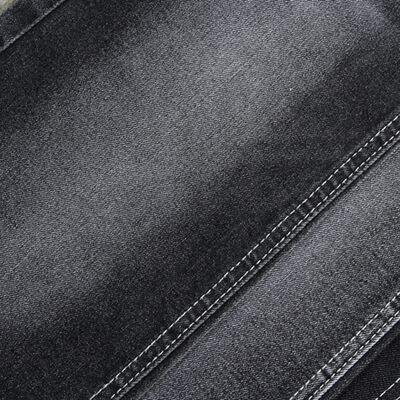 Buen precio Jeans Super Elásticos Negros de 10 oz, Fabricación de Tela Vaquera en línea