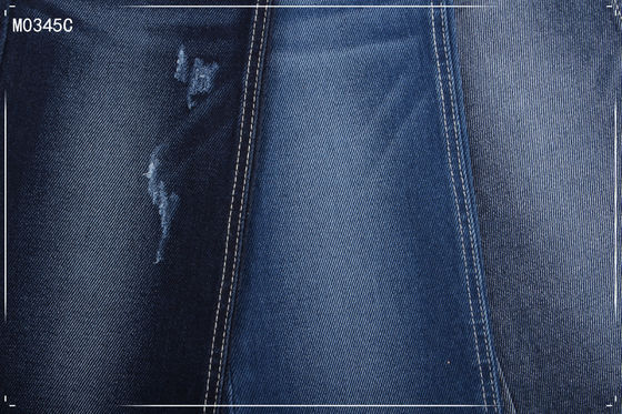Buen precio 10.9oz azul marino sanforizó 69 la tela cruda del dril de algodón de Spandex del poliéster 2 del algodón 26 en línea