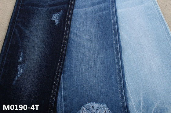 Buen precio tela elástica del material del dril de algodón de la gata de Spandex del algodón 4 el elástico 94 de 390gsm Dual Core en línea