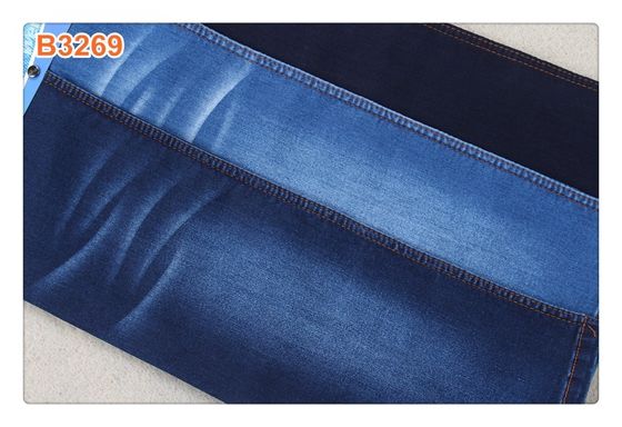 Buen precio tela estirable del dril de algodón del satén de los vaqueros de 69%Cotton 8.5oz para los niños de las mujeres en línea