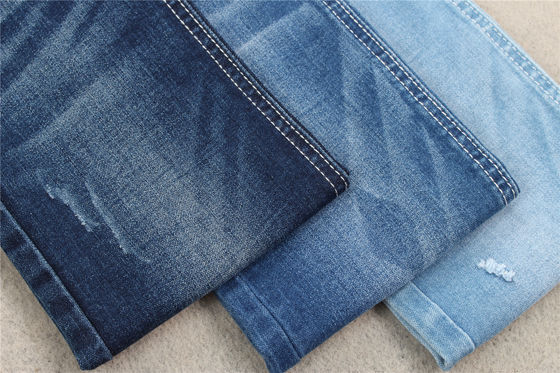 Buen precio Tela polivinílica del jean elastizado de Spandex del algodón de 9,3 onzas para los pantalones en línea
